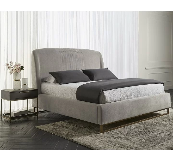 Sunpan Nevin Bed - King - Polo Club Stone - Lifestyle