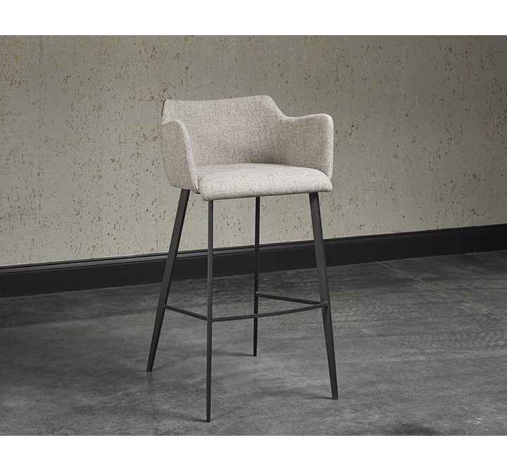 Griffin Barstool - November Grey / Bravo Cognac - Liefstyle