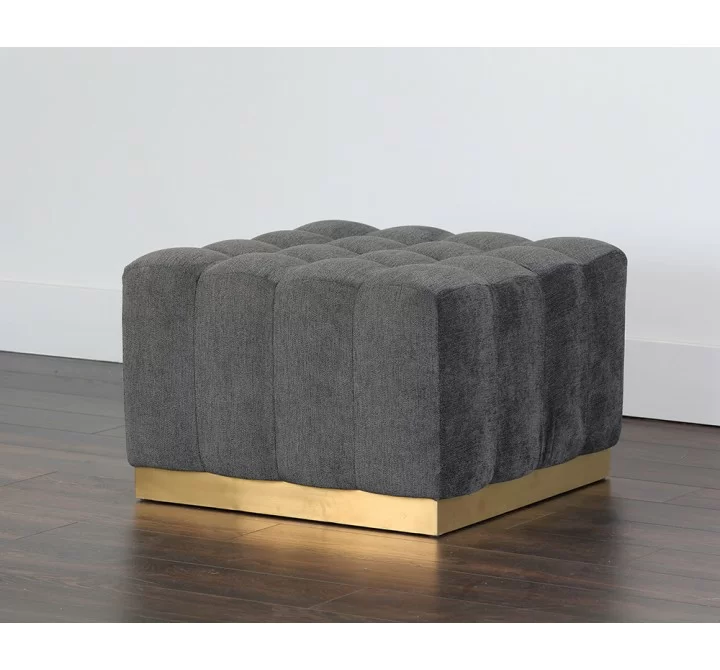 Amira Ottoman - Polo Club Kohl Grey - Lifestyle