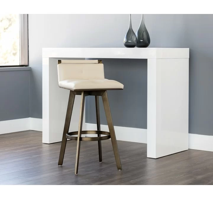 Arizona Swivel Barstool - Castillo Cream - Lifestyle