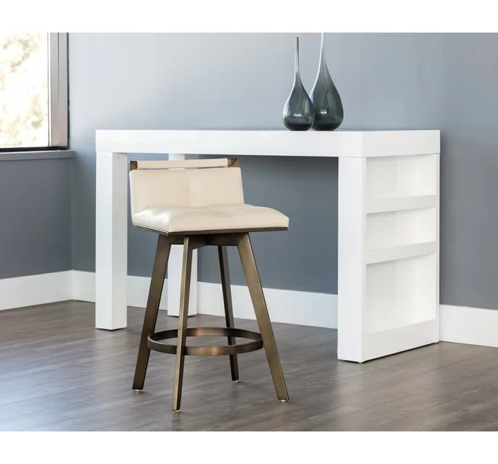 Arizona Swivel Counter Stool - Castillo Cream - Lifestyle