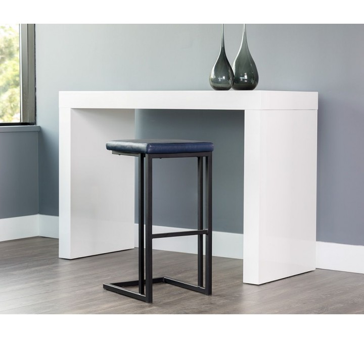 Sunpan Boone Barstool - Black - Bravo Admiral, Bravo Cognac, Bravo Cream, Champagne Gold - Onyx, Lifestyle