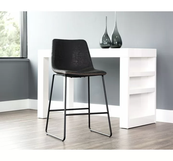 SUNPAN Cal Counter Stool - Antique Black, Brown, Grey, Lifestyle