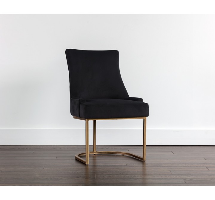 Florence Dining Chair - Abbington Black - Lifestyle
