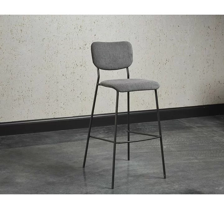 SUNPAN Cullen Barstool - Polo Club Kohl Grey/Polo Club Stone, Lifestyle