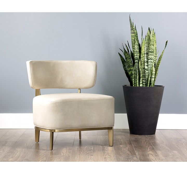 Melville Lounge Chair - Bravo Cream - Lifestyle