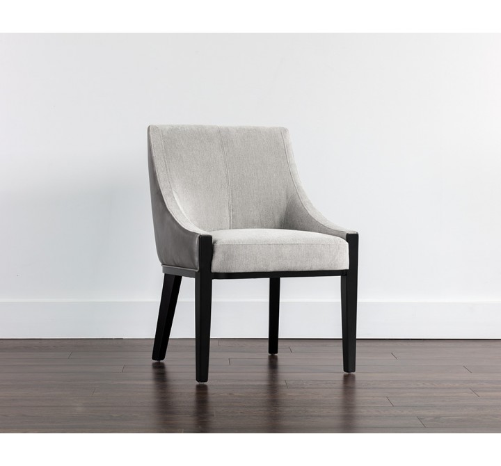Sunpan Aurora Dining Chair - Polo Club Stone / Overcast Grey - Lifestyle