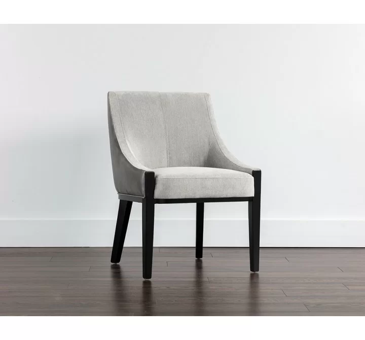 Sunpan Aurora Dining Chair - Polo Club Stone / Overcast Grey - Lifestyle