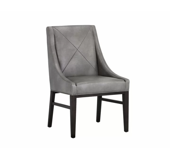 SUNPAN Zion Dining Chair - Bravo Metal, Frontview