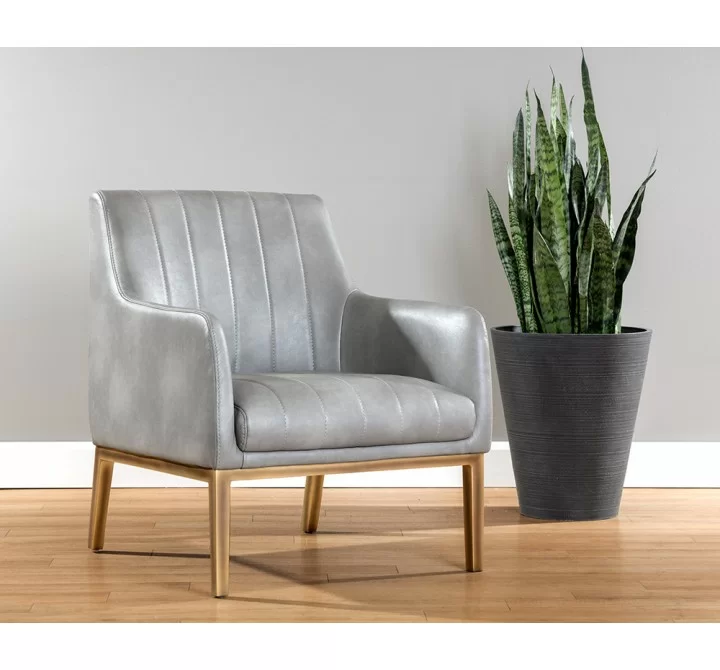 Wolfe Lounge Chair - Bravo Metal - Lifestyle