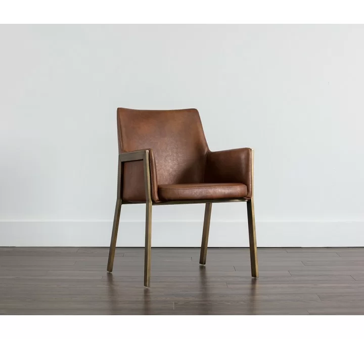 Bernadette Dining Armchair - Bravo Cognac - Lifestyle