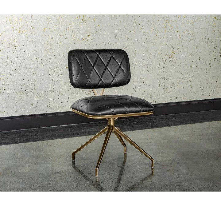 Virtu Swivel Dining Chair - Bravo Black - Lifestyle