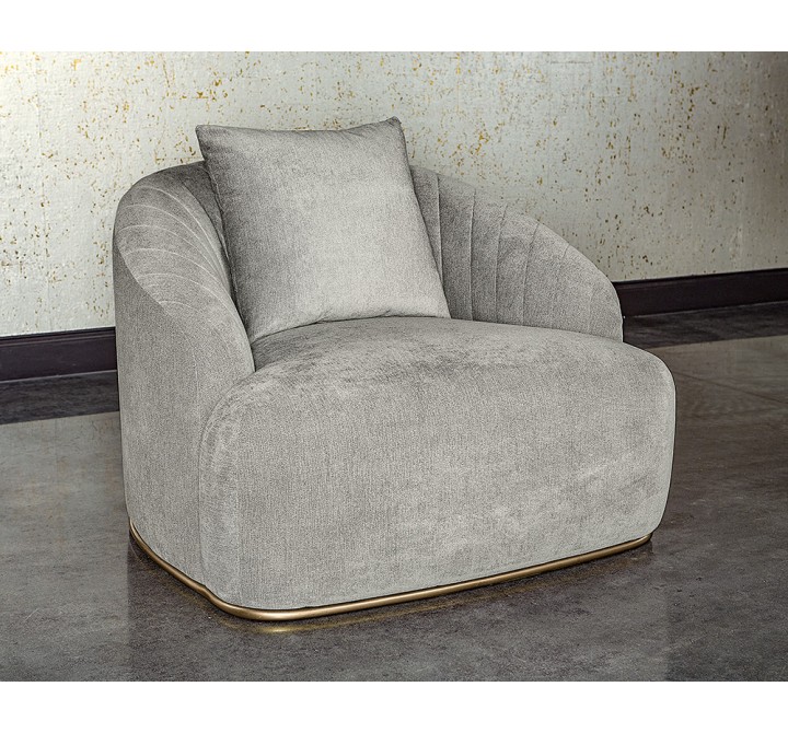 Astrid Armchair - Polo Club Stone - Lifestyle