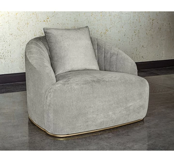 Astrid Armchair - Polo Club Stone - Lifestyle