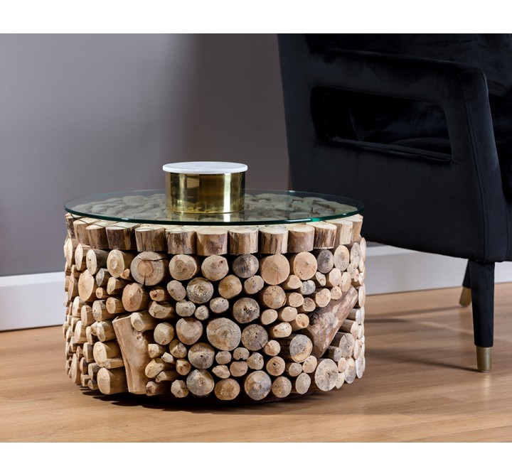 Sunpan Bickford Side Table - Lifestyle