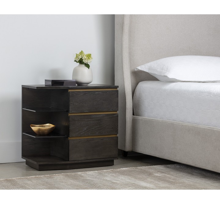 Danae Nightstand - Left Side - Lifestyle