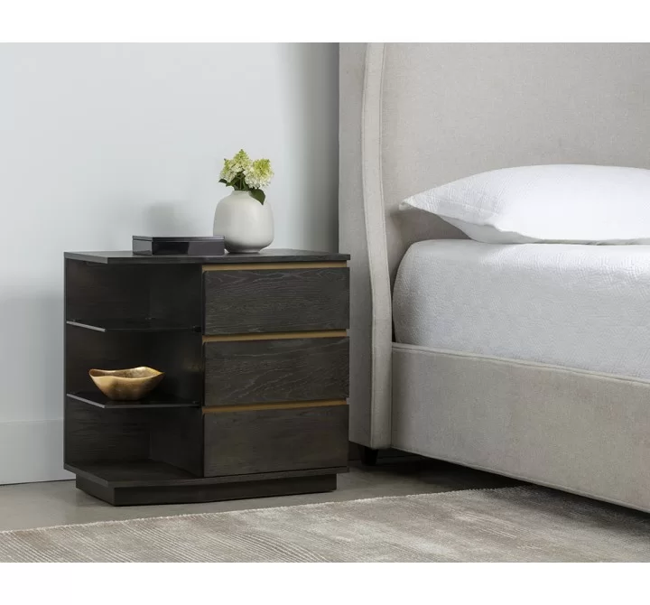 Danae Nightstand - Left Side - Lifestyle