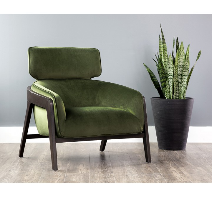 Maximus Lounge Chair - Moss Green - Lifestyle