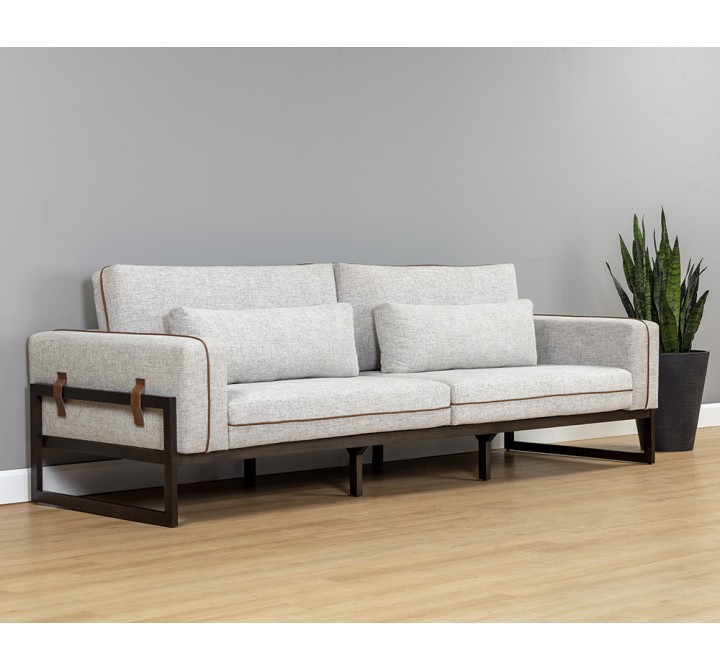 Sunpan Belinda Sofa - Symphony Greige - Lifestyle
