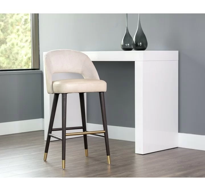 Monae Barstool - Bravo Cream / Polo Club Muslin - Lifstyle