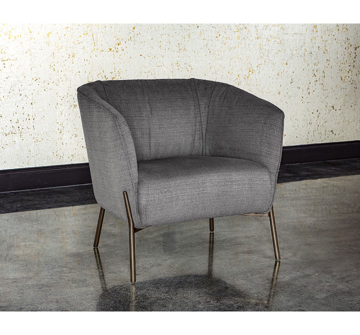  Sunpan Klein Lounge Chair - Zenith Graphite Grey - Lifestyle