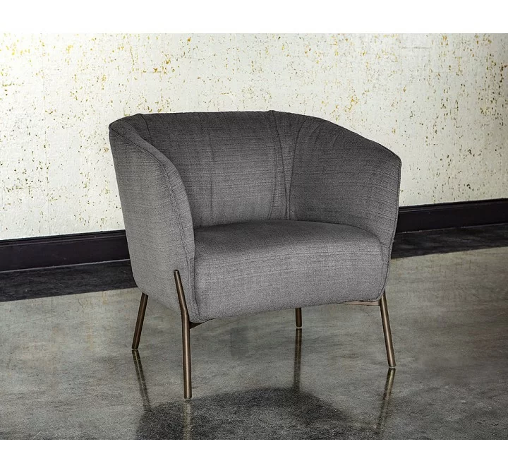  Sunpan Klein Lounge Chair - Zenith Graphite Grey - Lifestyle