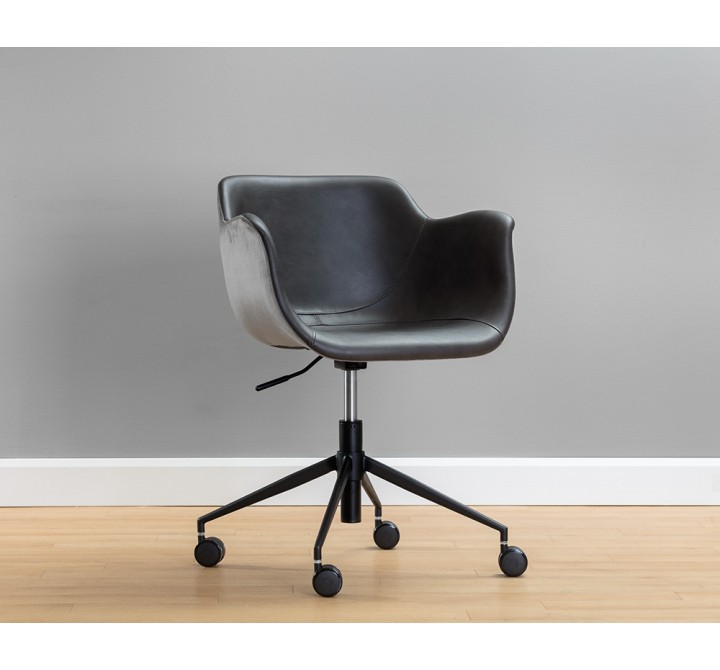 Owen Office Chair - Town Grey / Roman Grey - Lifestyle