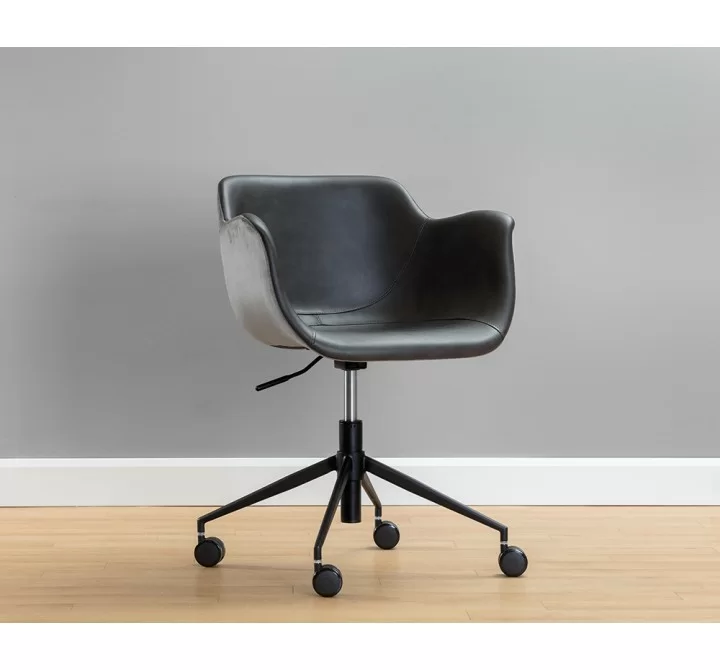 Owen Office Chair - Town Grey / Roman Grey - Lifestyle