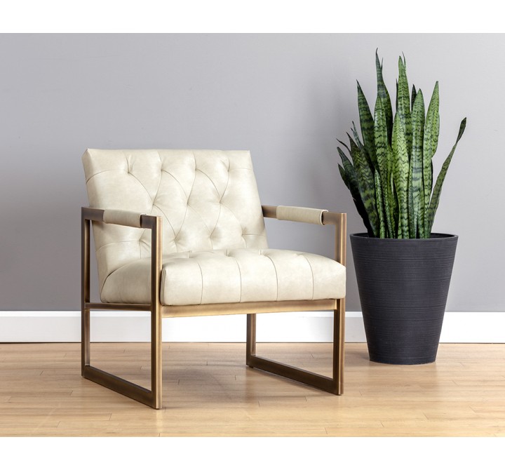 Sunpan Monde Armchair - Bravo Cream - Lifestyle