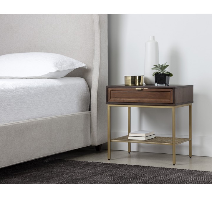 Sunpan Kingsdale Nightstand - Lifestyle