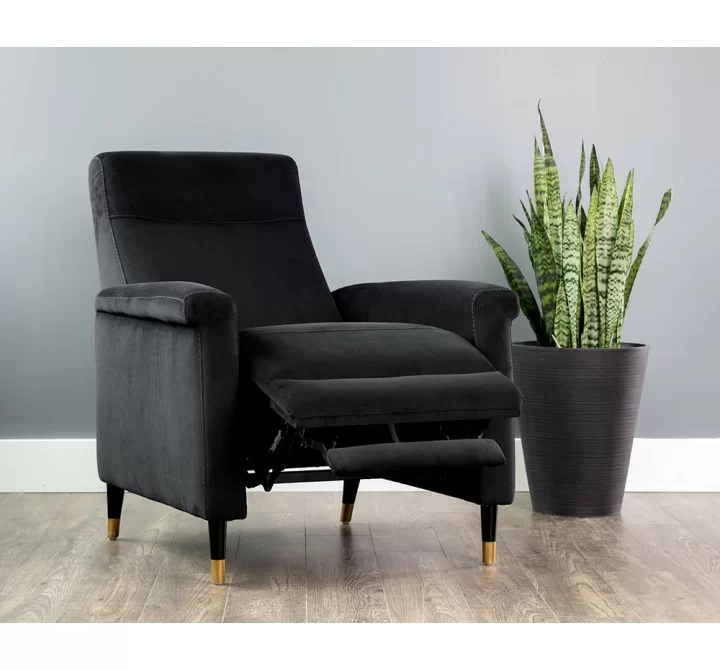 Rupert Recliner - Abbington Black - Lifestyle