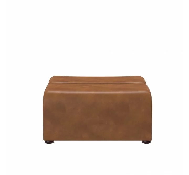 Cornell Modular - Ottoman - Tobacco Tan - Front