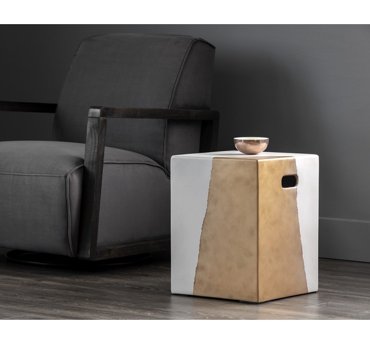 Kyson End Table - Gold - Lifestyle