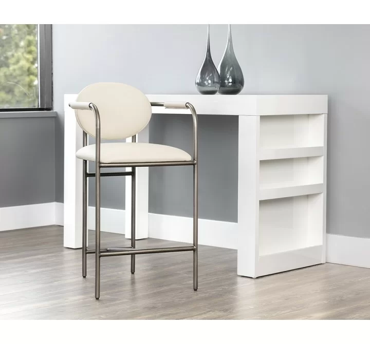 Rylan Counter Stool - Dillon Cream - Lifestyle