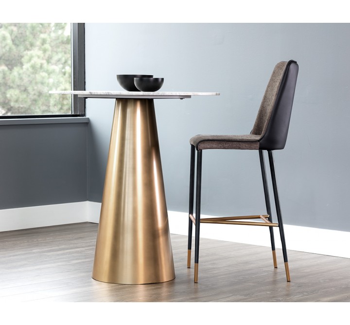 Klaus Barstool - Black - Sparrow Grey / Napa Black - Lifestyle