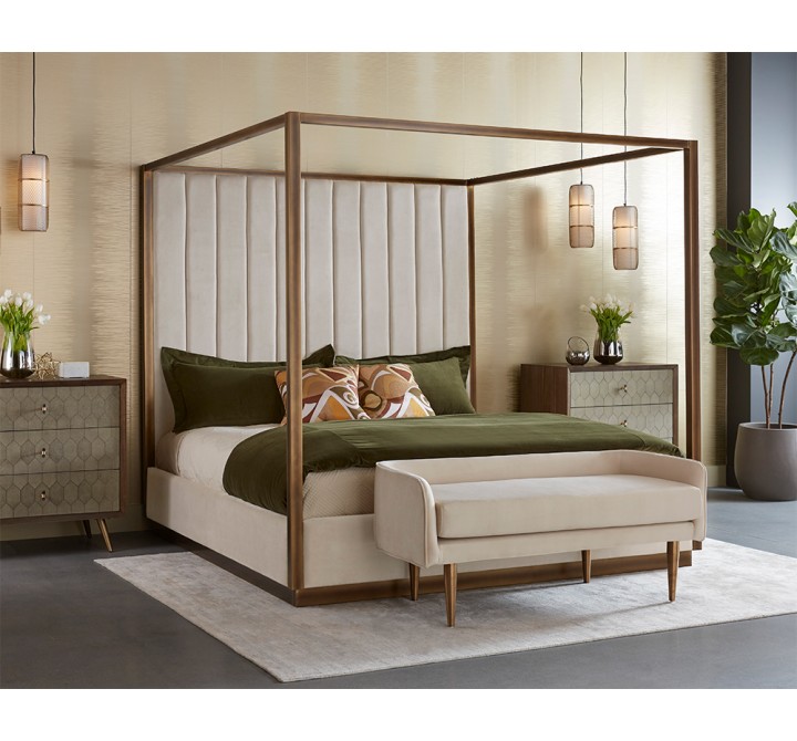 Sunpan Casette Bed - King - Piccolo Prosecco - Lifestyle