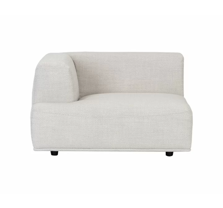 Darren Modular - Left Armchair - Moto Stucco - Front Angle