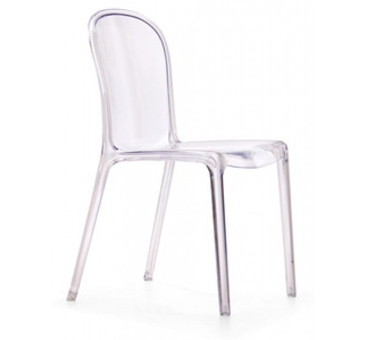 Zuo Modern Gumdrop Chair - Transparent Red (Set of 4) - On SALE!