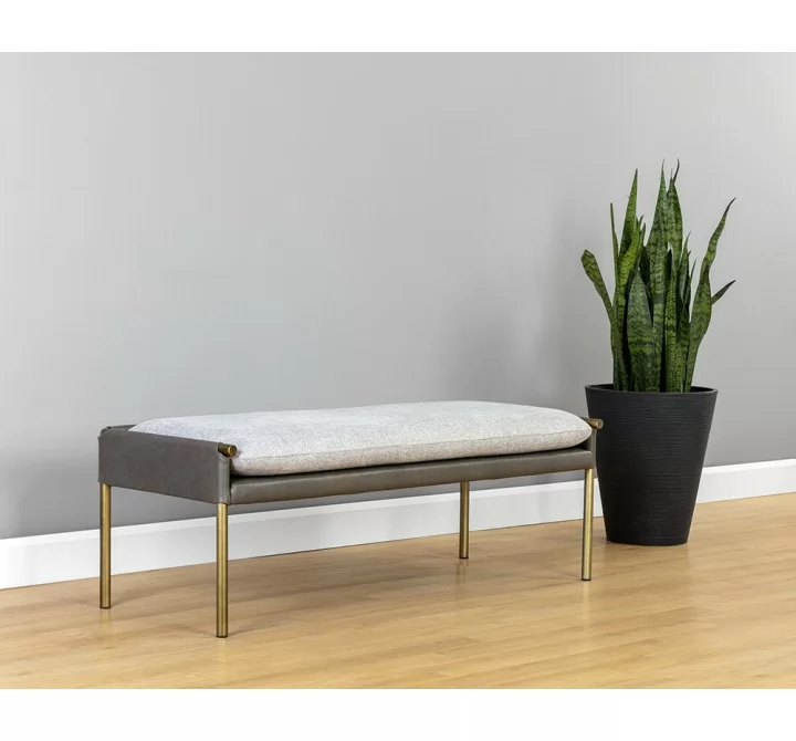 Bellevue Bench - Belfast Heather Grey / Bravo Ash - Lifestyle