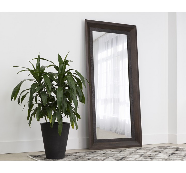Sunpan Burbank Floor Mirror - Angled Lifestyle