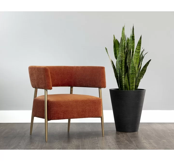 Sunpan Maestro Lounge Chair - Danny Rust - Lifestyle