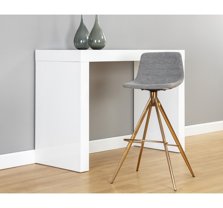 Andres Swivel Barstool - Belfast Koala Grey - Lifestyle