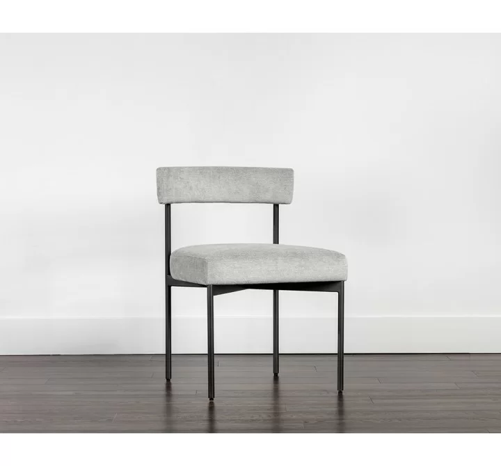 Seneca Dining Chair - Black - Polo Club Stone - Lifestyle