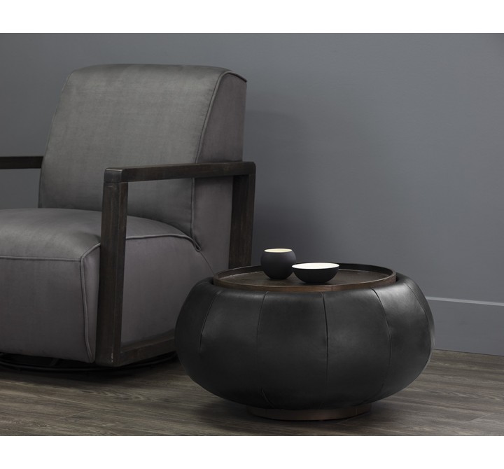 Zenzi End Table - Bravo Black - Lifestyle