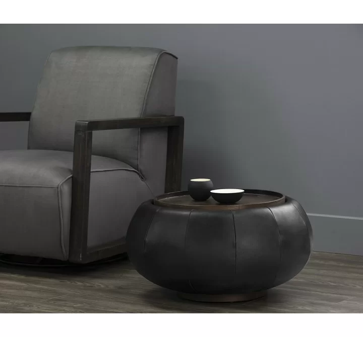 Zenzi End Table - Bravo Black - Lifestyle