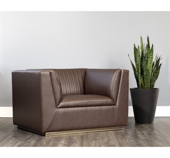 Bradley Armchair - Vintage Cognac - Lifestyle