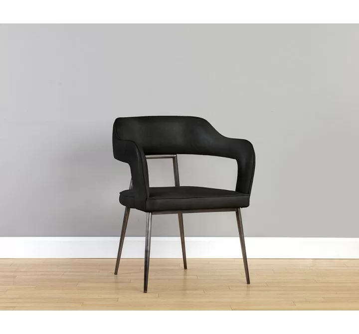 Kenny Dining Armchair - Bravo Black - Lifestyle