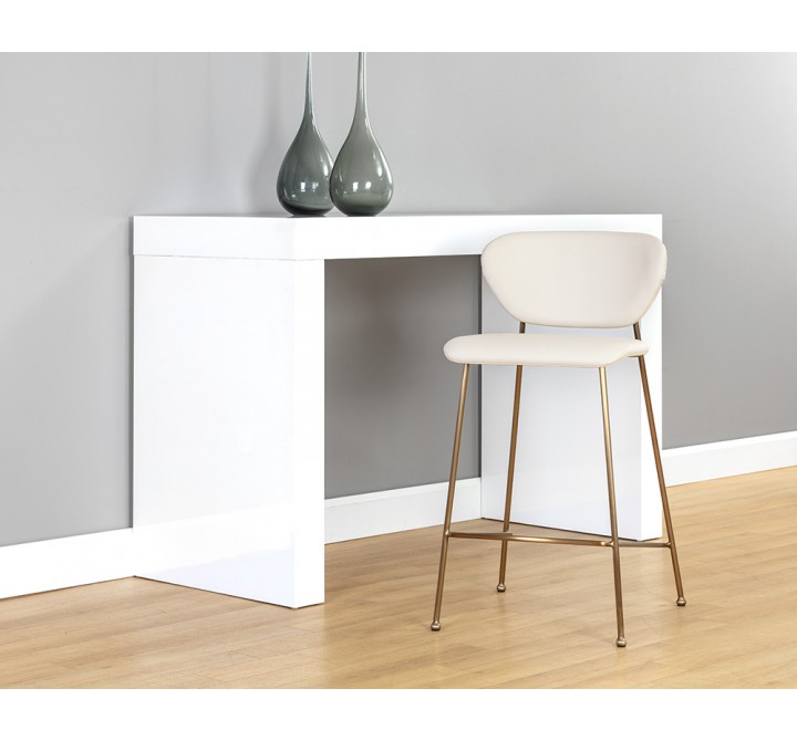 Odesa Counter Stool - Dillon Cream - Lifestyle