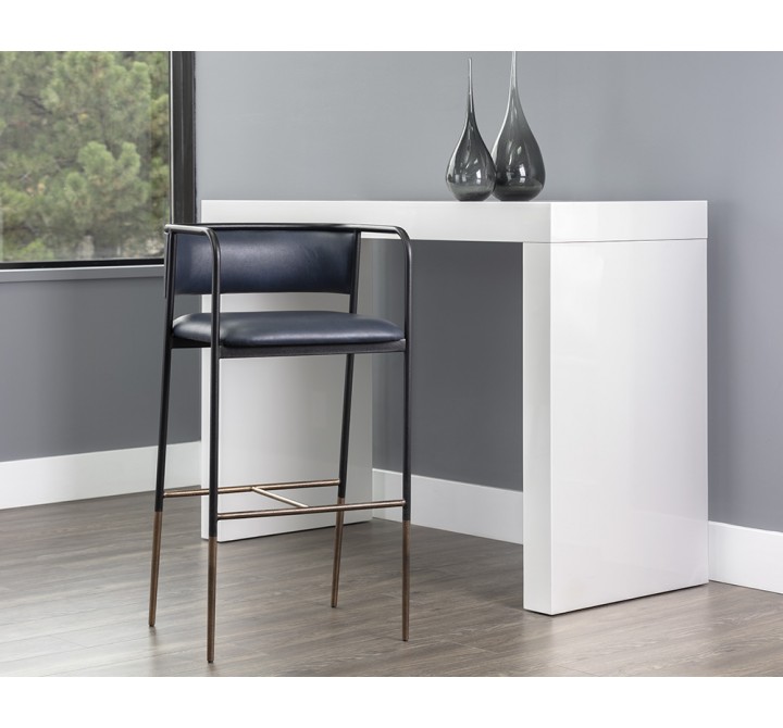 Sunpan Brenan Barstool in Bravo Admiral - Lifestyle