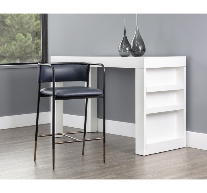 Sunpan Brenan Counter Stool in Bravo Admiral - Lifestyle